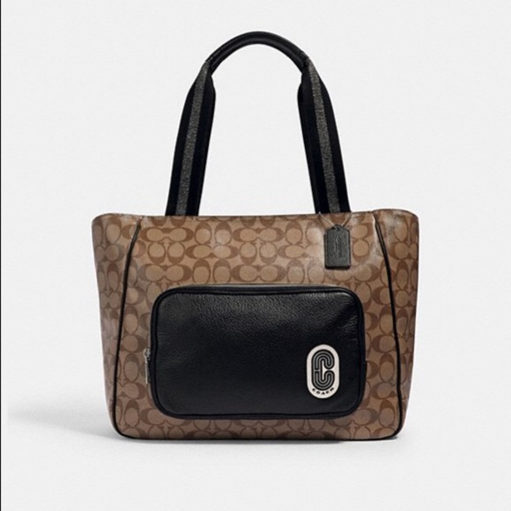Coach Court Tote in signature 1708